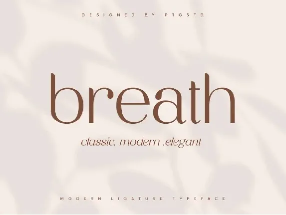 Breath font