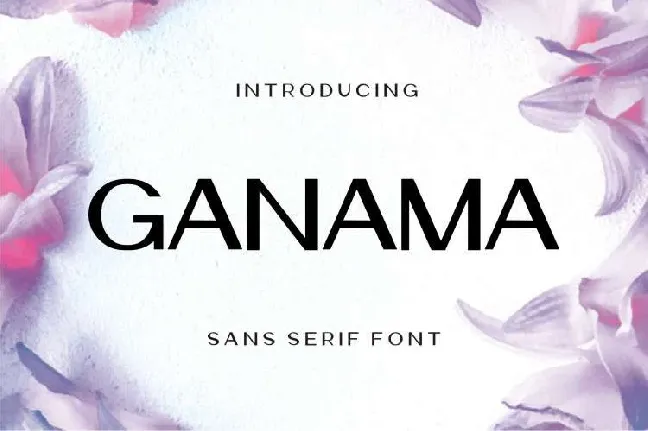 Ganama font