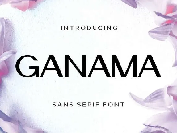 Ganama font