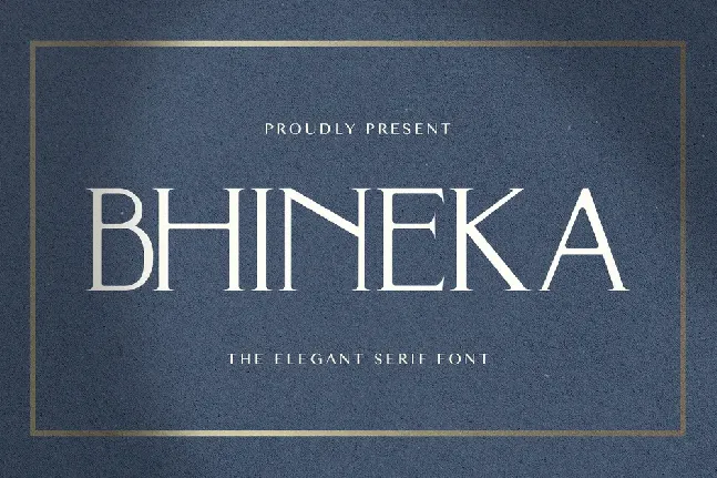 BHINEKA font