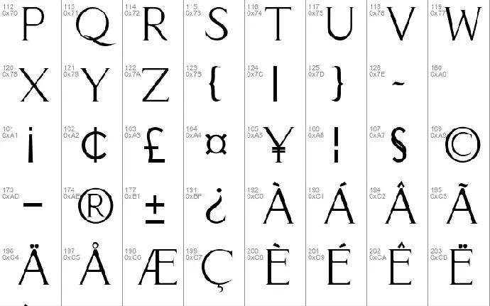 BHINEKA font