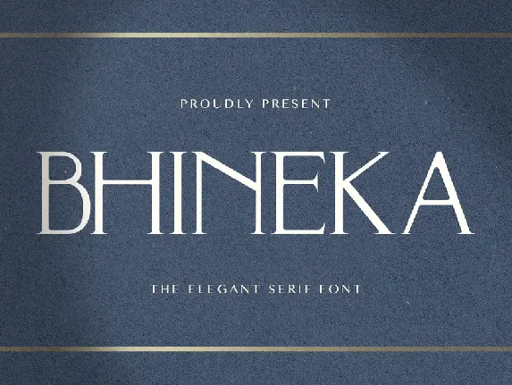 BHINEKA font