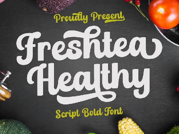 Freshtea Healthy font