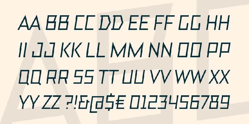 TT Bricks Medium Italic DEMO font