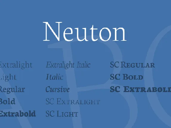 Neuton font