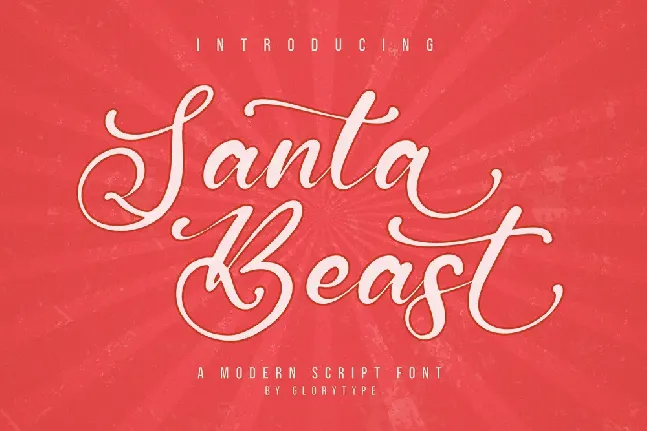 Santa Beast font