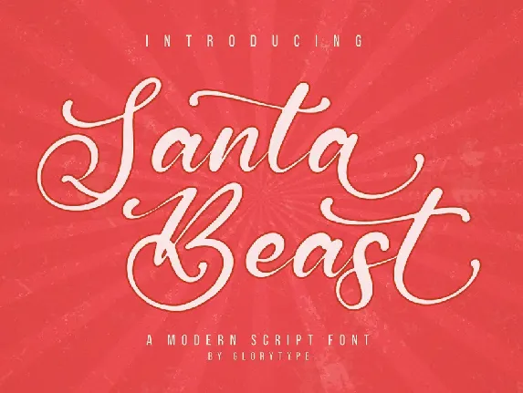 Santa Beast font