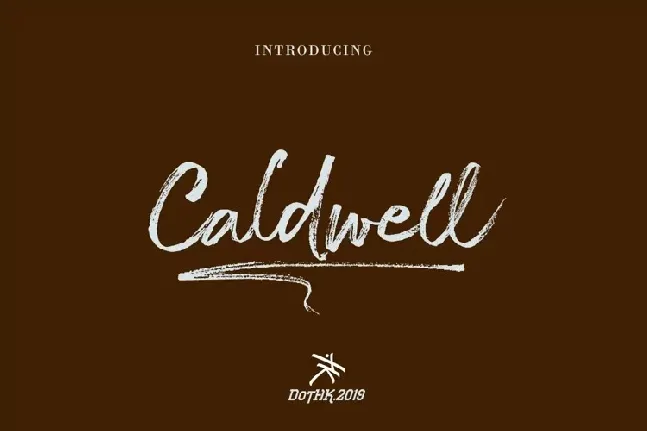 Caldwell font