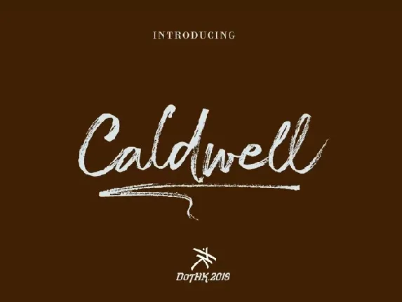 Caldwell font