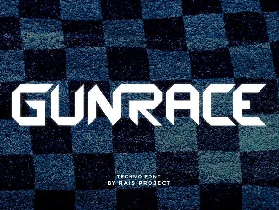 Gunrace font