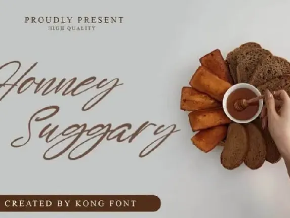 Honney Suggary Script font