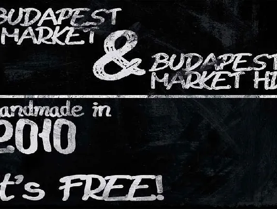 Budaphest Free Download font