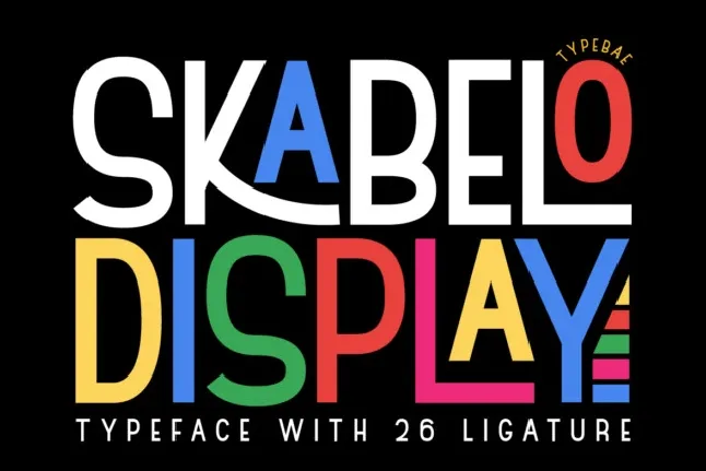 Skabelo font