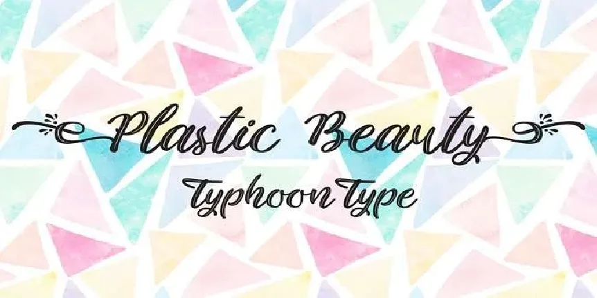 Plastic Beauty font