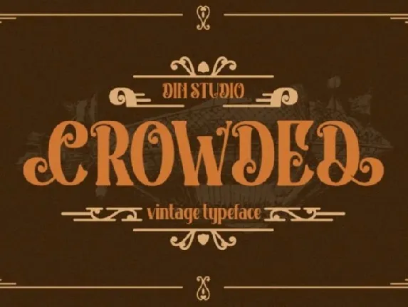 Crowded font