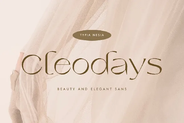 Cleodays font