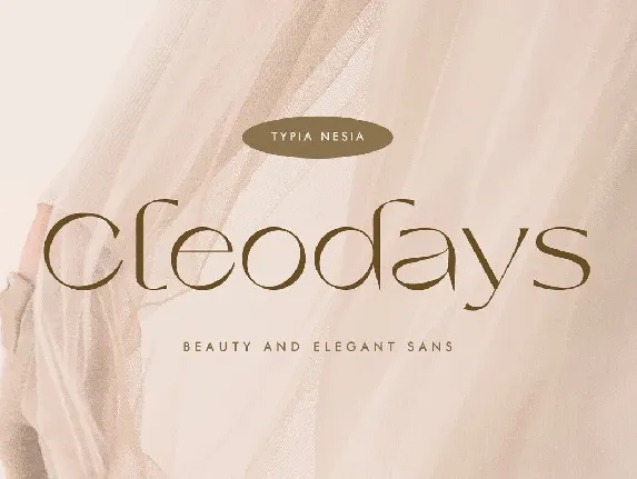 Cleodays font