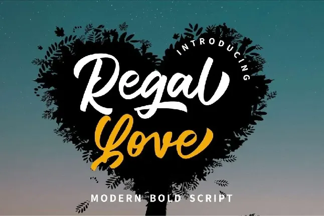 Regal Love font