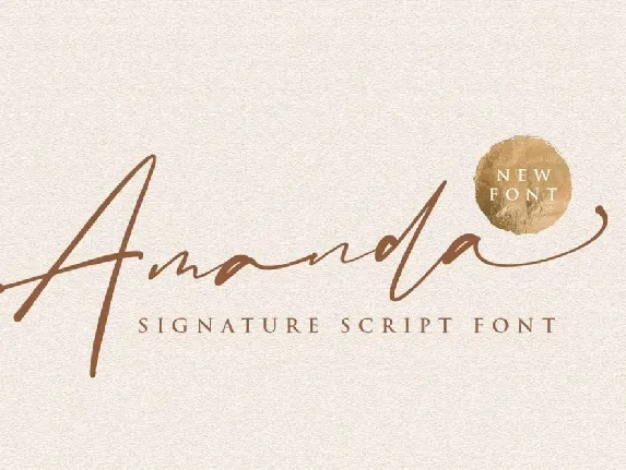 Amanda font