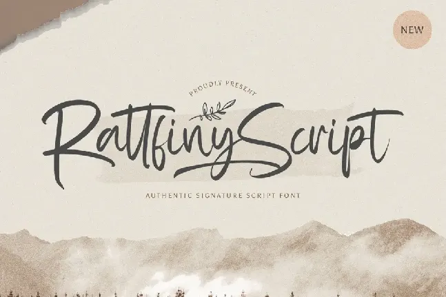 Rattfiny Script font