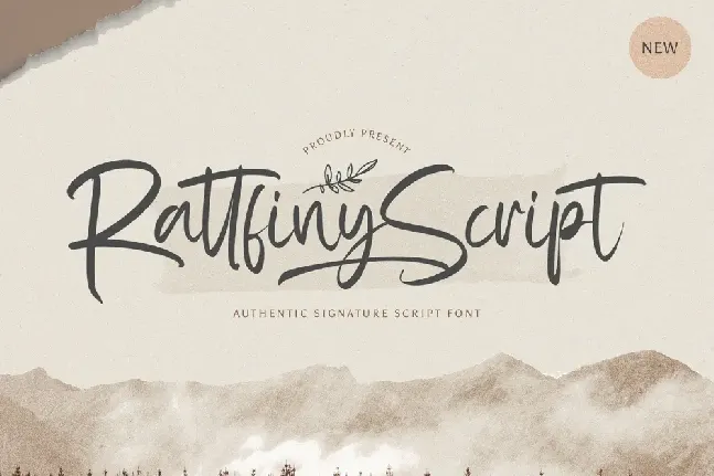 Rattfiny Script font