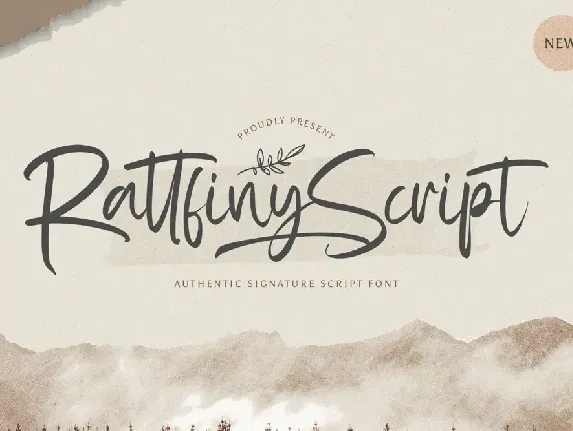 Rattfiny Script font