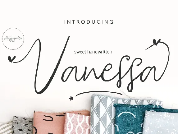 Vanessa font