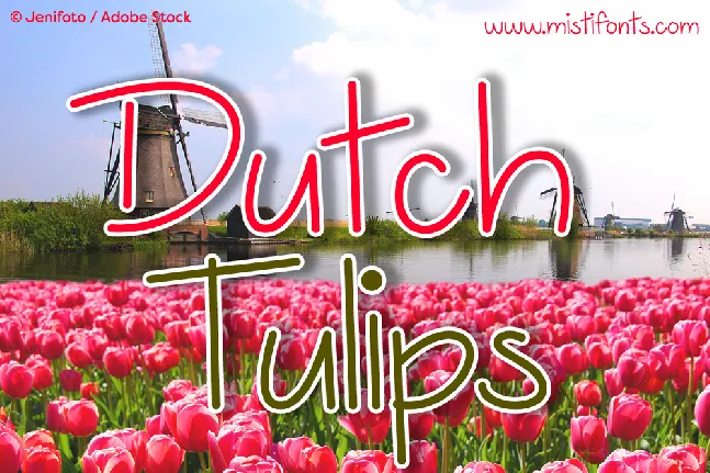 Dutch Tulips font