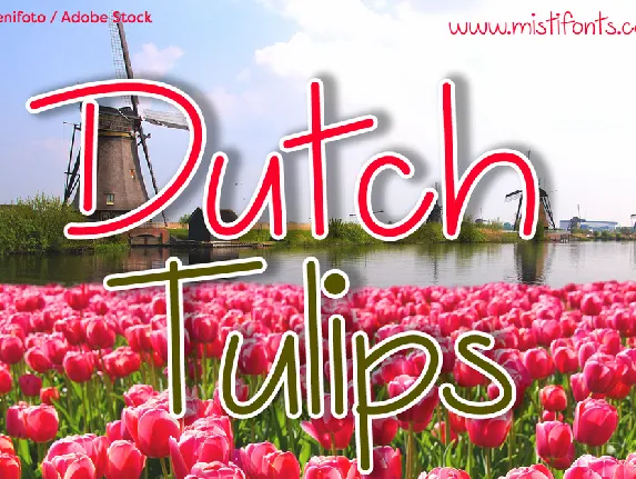 Dutch Tulips font