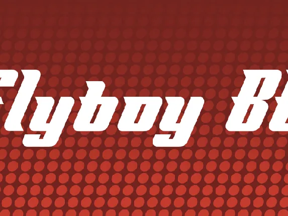 Flyboy BB font