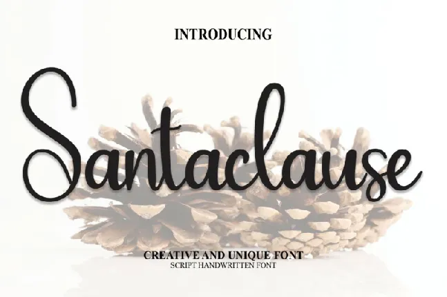 Santaclause Script font