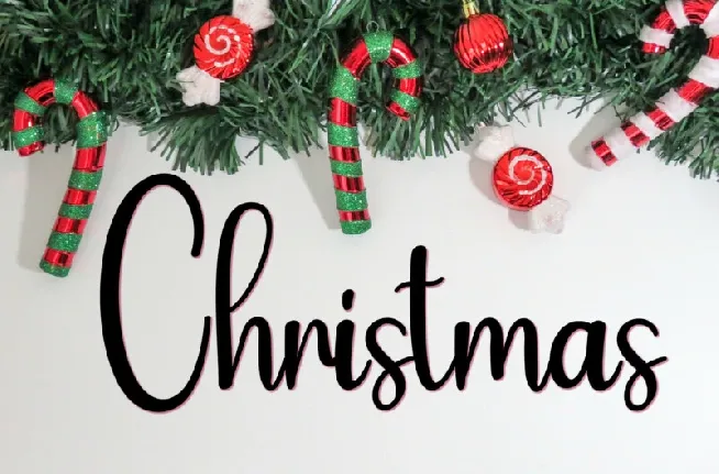 Santaclause Script font