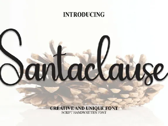 Santaclause Script font