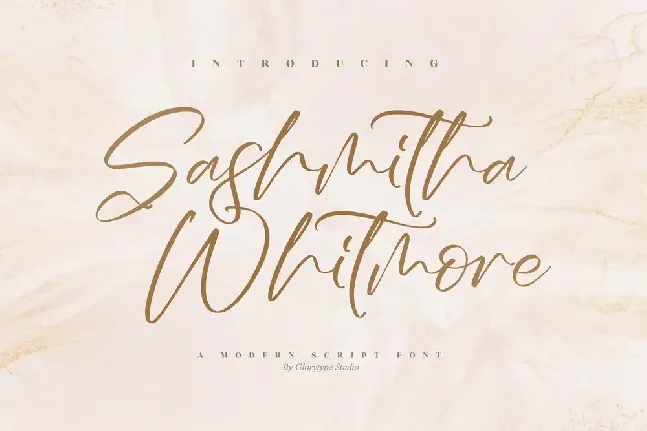 Sashmitha Whitmore font