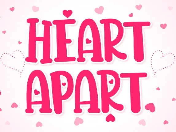 Heart Apart font