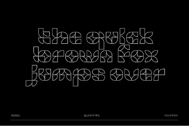 Fecktor Demo font