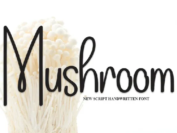 Mushroom Script font