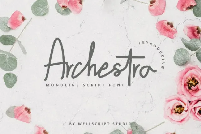 Archestra Handwritten Script font