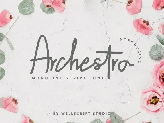 Archestra Handwritten Script font