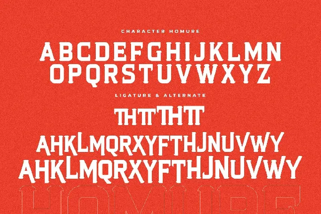 Homure font