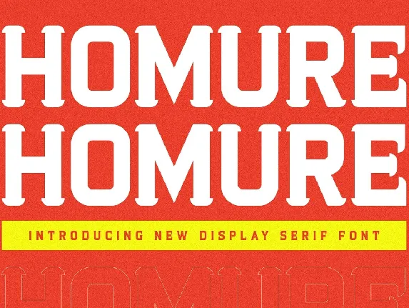 Homure font