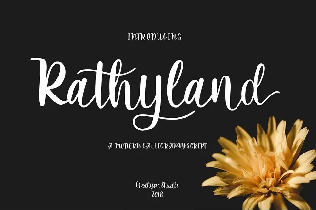 Rathyland font