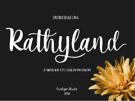 Rathyland font