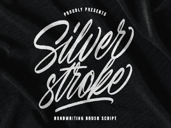 Silver stroke font