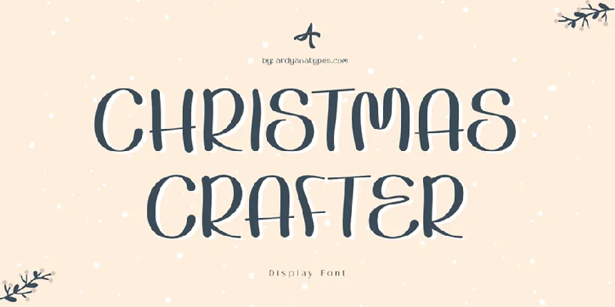 Christmas Crafter font