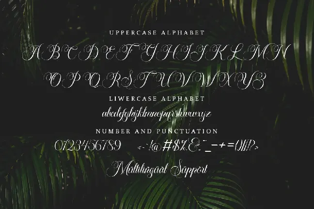 Blacglona font