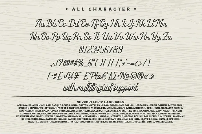 Monoline Fighter font