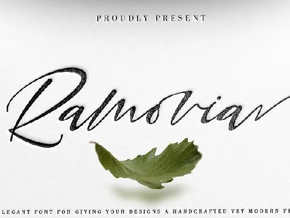 Ramovia Script font