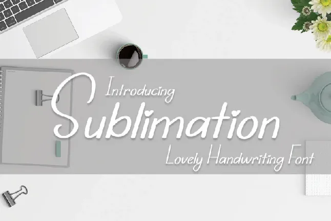 Sublimation Script font