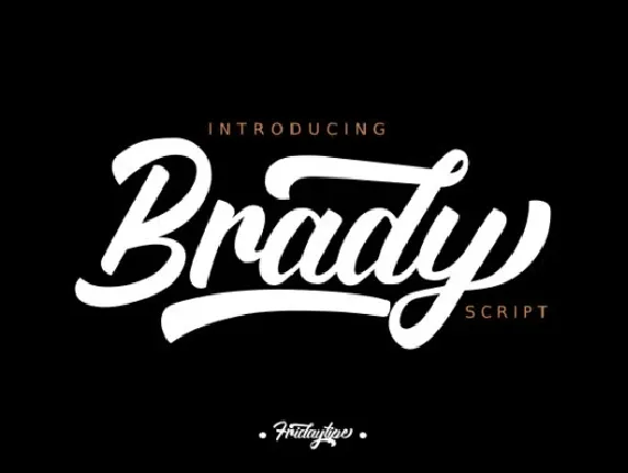 Brady Script font